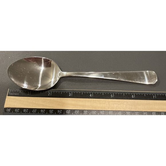 Cuisinart Richfield 18/10 Stainless Steel Flatware Oval Soup Spoons Set Of 5 - Picture 4 of 4